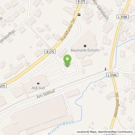 Standortübersicht der Tankstelle eliso GmbH in 63688 Gedern