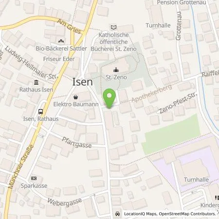 Standortübersicht der Tankstelle Energie Südbayern GmbH in 84424 Isen