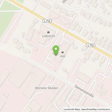 Standortübersicht der Tankstelle ALDI Nord Deutschland Stiftung & Co. KG in 32105 Bad Salzuflen