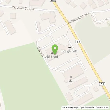 Standortübersicht der Tankstelle ALDI Nord Deutschland Stiftung & Co. KG in 25451 Quickborn