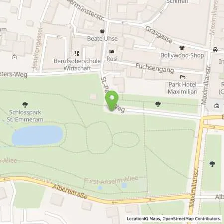 Standortübersicht der Tankstelle REWAG Regensburger Energie und Wasserversorgung AG & Co KG in 93047 Regensburg