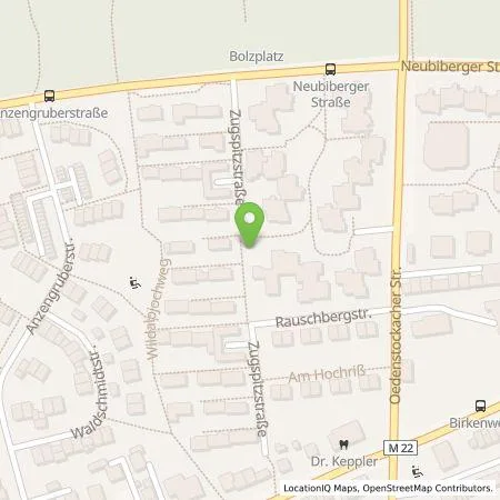 Standortübersicht der Tankstelle Energie Südbayern GmbH in 85640 Putzbrunn