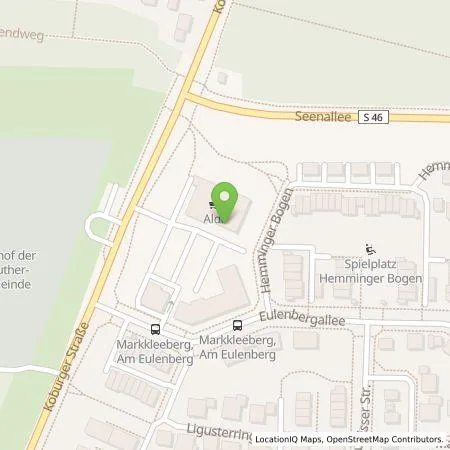 Standortübersicht der Tankstelle ALDI Nord Deutschland Stiftung & Co. KG in 04416 Markkleeberg