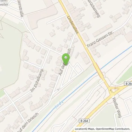 Standortübersicht der Tankstelle EWV Energie- und Wasser-Versorgung GmbH in 52249 Eschweiler