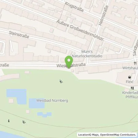 Standortübersicht der Tankstelle N-ERGIE Aktiengesellschaft in 90419 Nürnberg