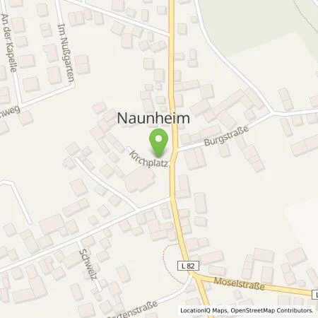 Standortübersicht der Tankstelle eze.network GmbH in 56753 Naunheim