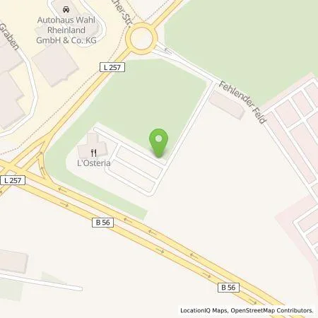 Standortübersicht der Tankstelle IONITY GmbH in 52353 Düren