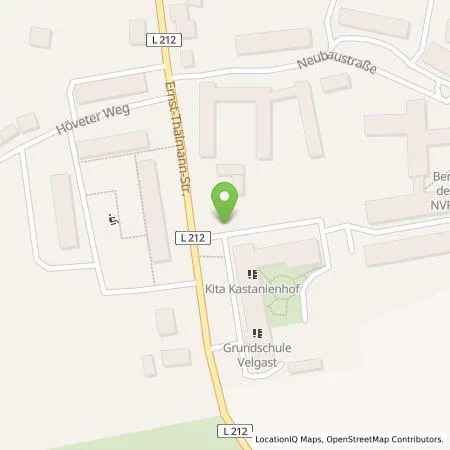 Standortübersicht der Tankstelle SWS Energie GmbH in 18469 Velgast