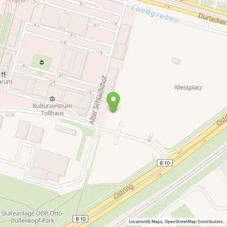 Standortübersicht der Tankstelle EnBW mobility+ AG und Co.KG in 76131 Karlsruhe
