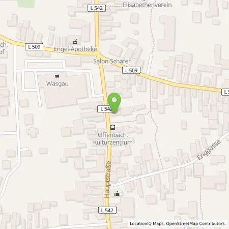 Standortübersicht der Tankstelle Queichtal Energie Offenbach GmbH & Co. KG in 76877 Offenbach an der Queich