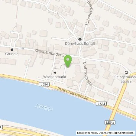 Standortübersicht der Tankstelle Stadtwerke Heidelberg Energie GmbH in 69118 Heidelberg