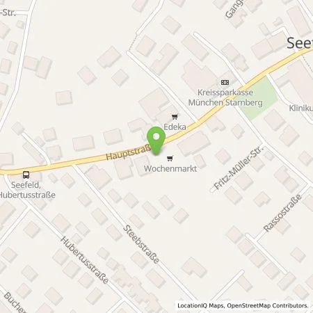 Standortübersicht der Tankstelle Energie Südbayern GmbH in 82229 Seefeld