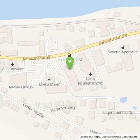 Standortübersicht der Tankstelle Energie Südbayern GmbH in 94032 Passau