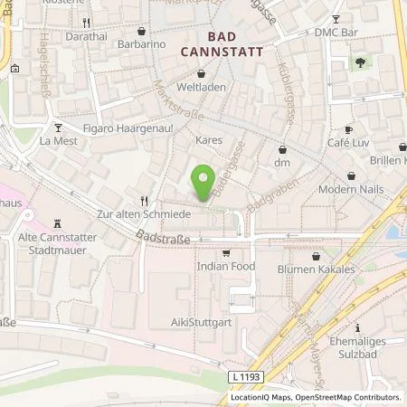 Standortübersicht der Tankstelle Wirelane GmbH in 70372 Stuttgart