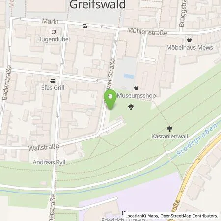 Standortübersicht der Tankstelle Wirelane GmbH in 17489 Greifswald