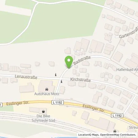 Standortübersicht der Tankstelle Wirelane Public I GmbH in 73776 Altbach