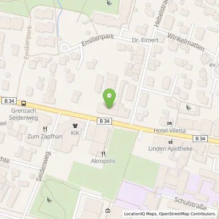 Standortübersicht der Tankstelle Wirelane Public I GmbH in 79639 Grenzach-Wyhlen