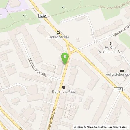 Standortübersicht der Tankstelle Wirelane Public I GmbH in 40545 Düsseldorf