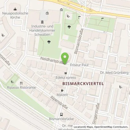 Standortübersicht der Tankstelle Wirelane Public I GmbH in 86159 Augsburg