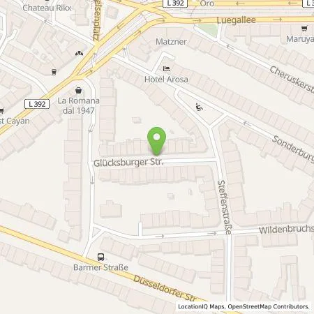 Standortübersicht der Tankstelle Wirelane Public I GmbH in 40545 Düsseldorf