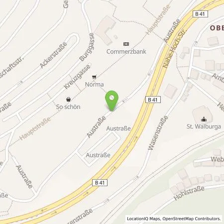 Standortübersicht der Tankstelle Wirelane Public I GmbH in 55743 Idar-Oberstein