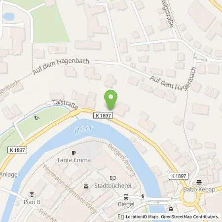 Standortübersicht der Tankstelle Wirelane Public I GmbH in 71522 Backnang