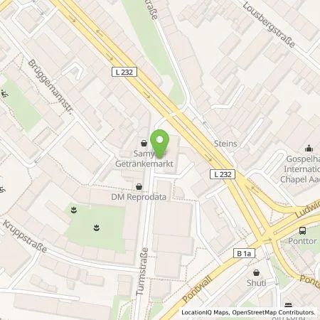 Standortübersicht der Tankstelle Wirelane Public I GmbH in 52072 Aachen