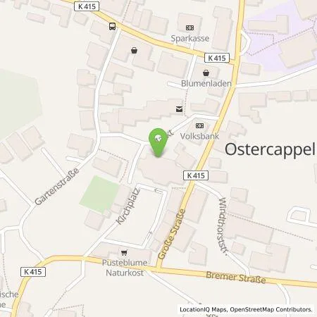 Standortübersicht der Tankstelle Wirelane Public I GmbH in 49179 Ostercappeln