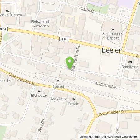 Standortübersicht der Tankstelle Wirelane Public I GmbH in 48361 Beelen