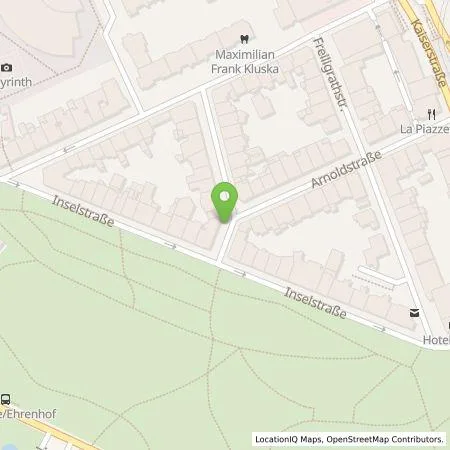 Standortübersicht der Tankstelle Wirelane Public I GmbH in 40479 Düsseldorf