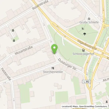 Standortübersicht der Tankstelle Wirelane Public I GmbH in 40479 Düsseldorf