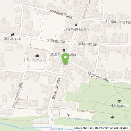 Standortübersicht der Tankstelle Wirelane Public I GmbH in 32657 Lemgo