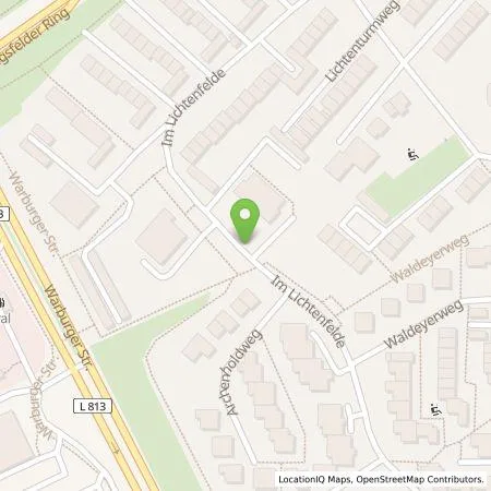 Standortübersicht der Tankstelle Wirelane Public I GmbH in 33100 Paderborn