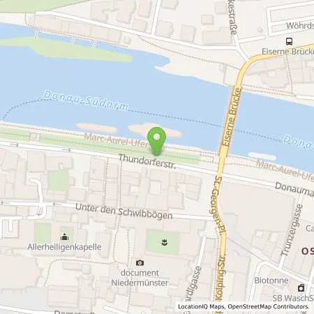 Standortübersicht der Tankstelle REWAG Regensburger Energie- und Wasserversorgung AG & Co KG in 93047 Regensburg