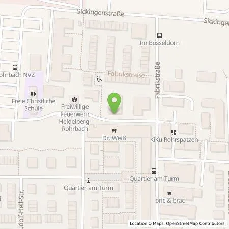 Standortübersicht der Tankstelle Wirelane Public I GmbH in 69126 Heidelberg