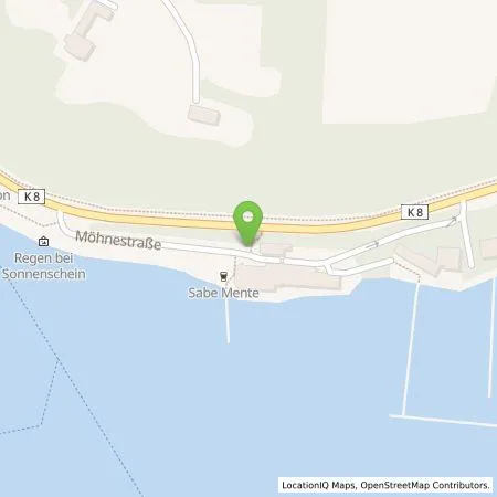 Standortübersicht der Tankstelle Wirelane Public I GmbH in 59519 Möhnesee