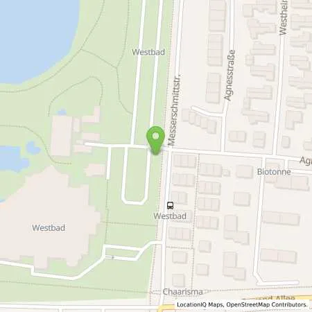 Standortübersicht der Tankstelle REWAG Regensburger Energie und Wasserversorgung AG & Co KG in 93049 Regensburg