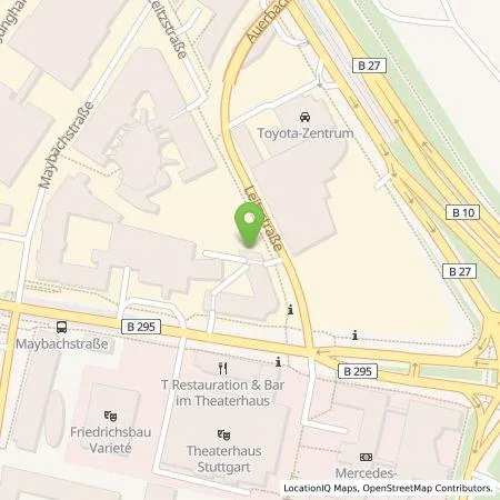 Standortübersicht der Tankstelle Wirelane Public I GmbH in 70469 Stuttgart