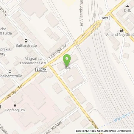 Standortübersicht der Tankstelle Wirelane Public I GmbH in 36037 Fulda