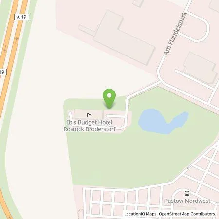 Standortübersicht der Tankstelle Wirelane Public I GmbH in 18184 Broderstorf