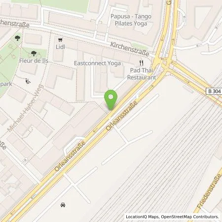 Standortübersicht der Tankstelle Wirelane Public I GmbH in 81667 München