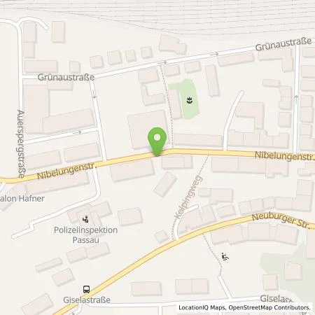 Standortübersicht der Tankstelle Energie Südbayern GmbH in 94032 Passau