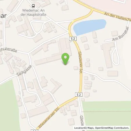 Standortübersicht der Tankstelle Tobias Wilhelm in 04509 Wiedemar