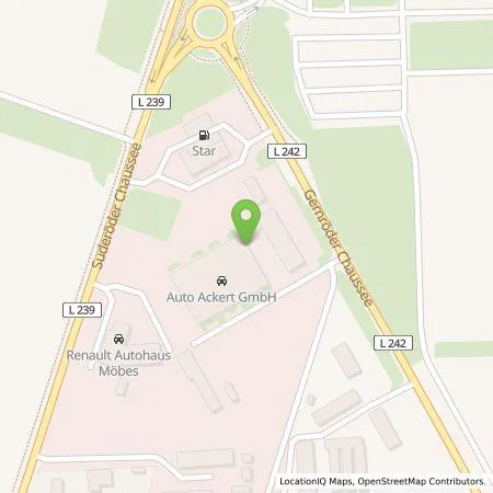 Standortübersicht der Tankstelle ORLEN Deutschland GmbH in 06484 Quedlinburg