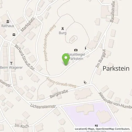 Standortübersicht der Tankstelle Stadtwerke Amberg Bäder und Park GmbH in 92711 Parkstein