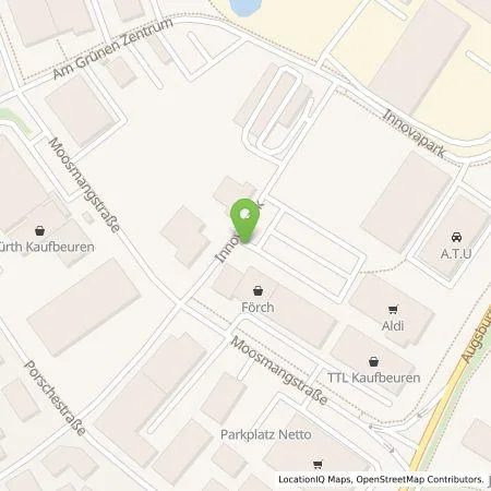 Standortübersicht der Tankstelle ALDI SÜD Immobilienverwaltungs-GmbH & Co. oHG in 87600 Kaufbeuren