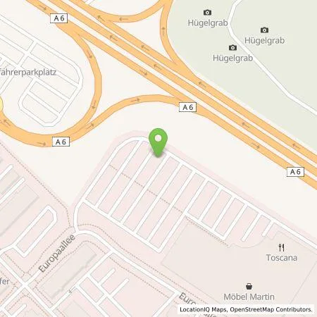 Standortübersicht der Tankstelle Pfalzwerke AG in 67657 Kaiserslautern