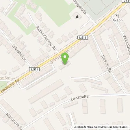 Standortübersicht der Tankstelle Evry Operations GmbH in 46117 Oberhausen