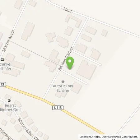 Standortübersicht der Tankstelle eze.network GmbH in 56294 Münstermaifeld