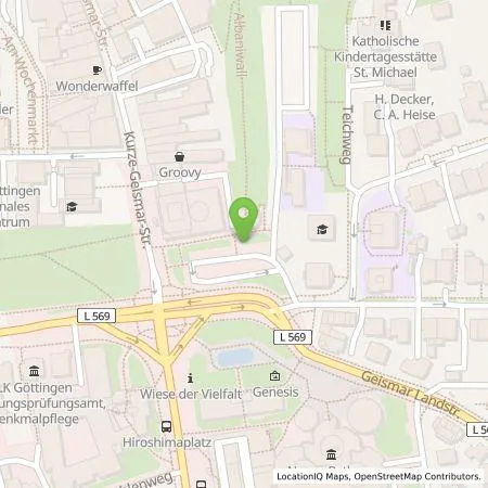 Standortübersicht der Tankstelle Stadtwerke Göttingen AG in 37083 Göttingen